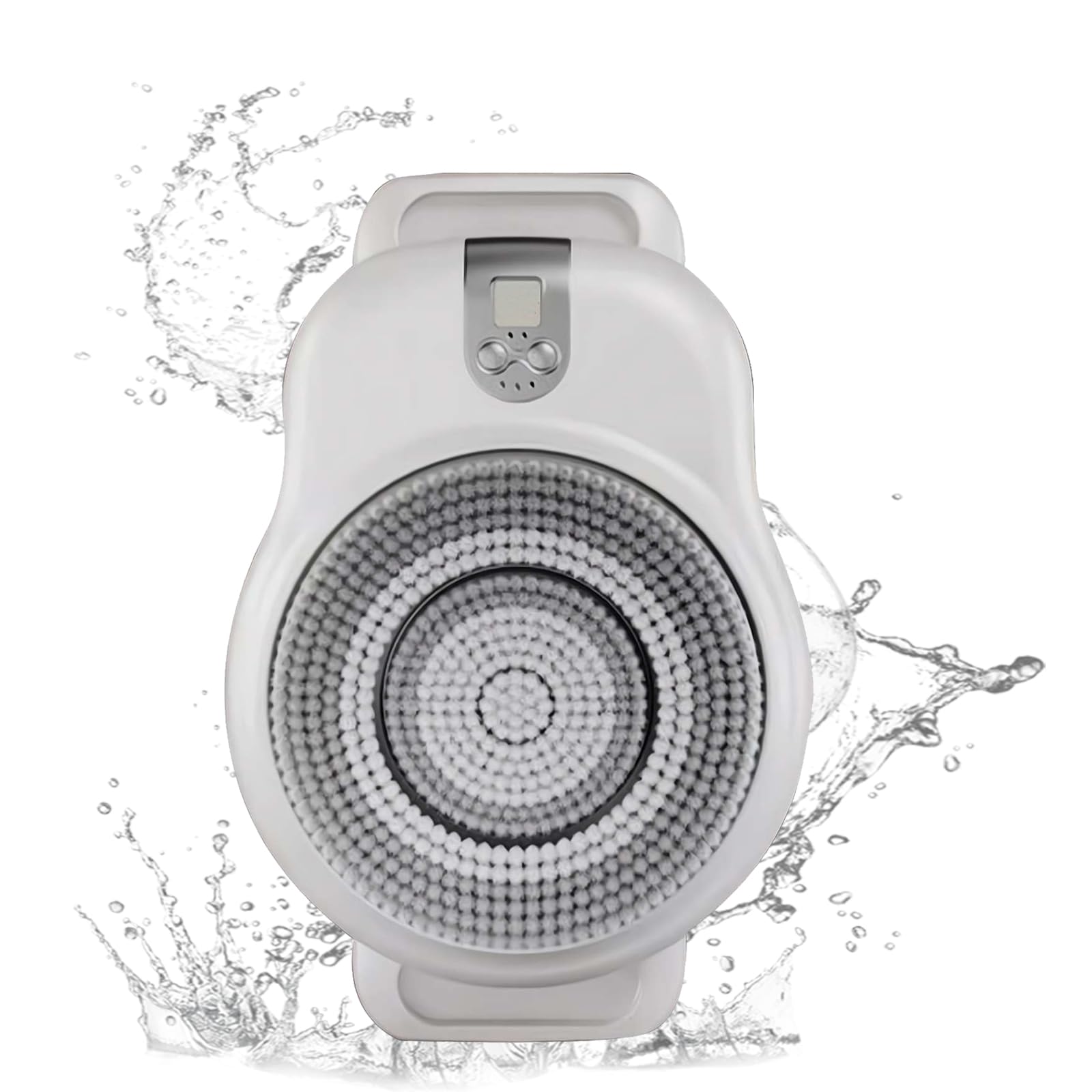 Electric Back Scrubber for Shower - 360° Automatic Wall Mounted Exfoliating Bath Brush with Deep Cleansing Pad | Perfect for Elderly, Disabled & Hard-to-Reach Back Areas