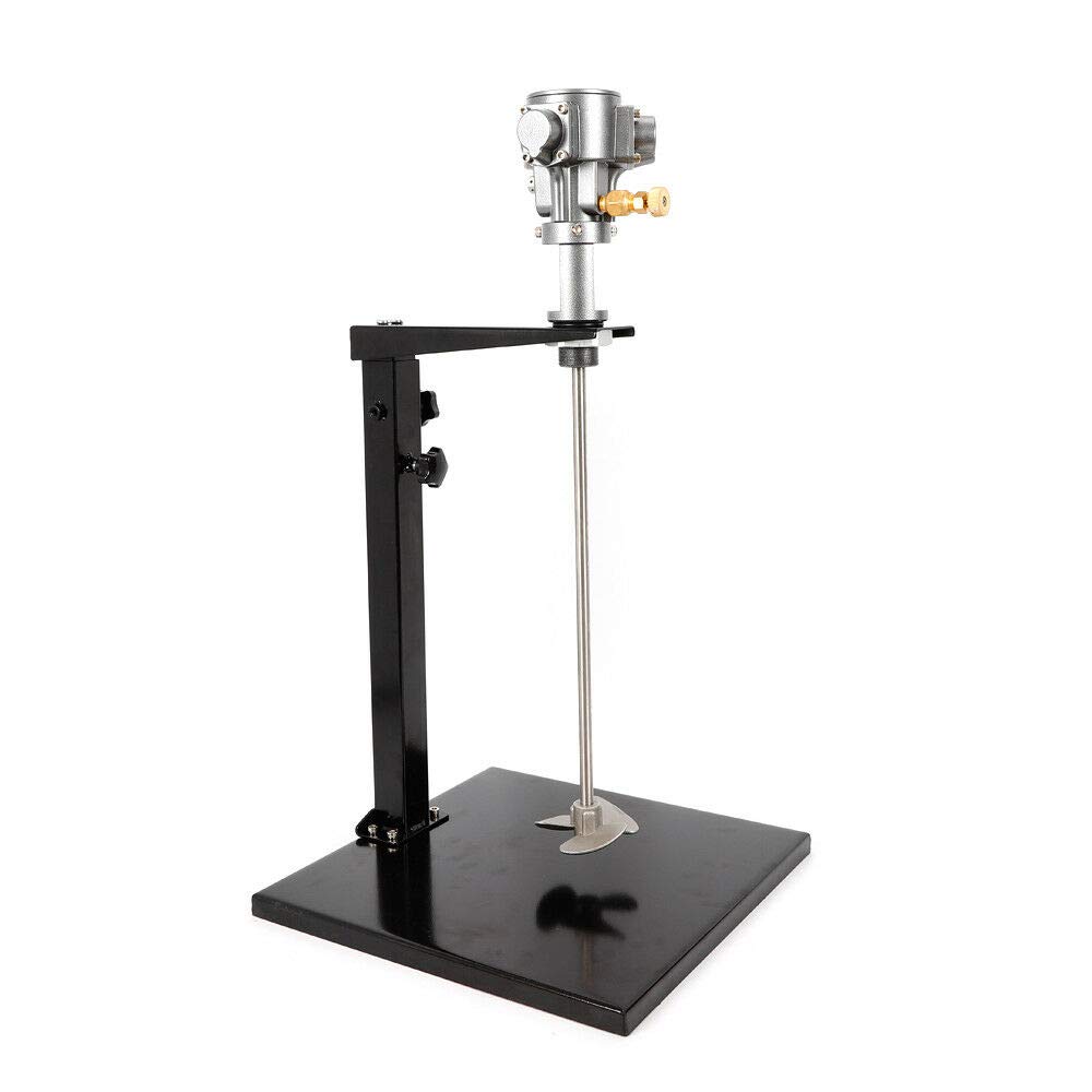 5 Gallon Pneumatic Paint Mixer - 1/4HP Stainless Steel Paint Mixing Machine with Stand - Professional Paint, Ink & Coating Mixing Tool for Industrial & Home Painting Projects