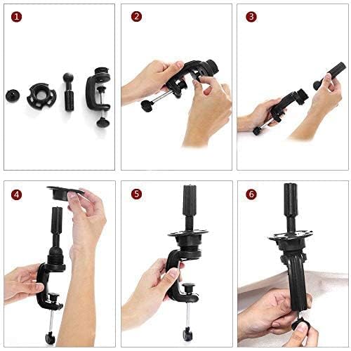 OSEN 32 Inch Real Human Hair Mannequin Head with Clamp Stand for Hair Styling Practice - Perfect for Dyeing, Straightening, Braiding & Training (Dark Golden) | Salon-Quality Hair Dummy for Professionals & Students