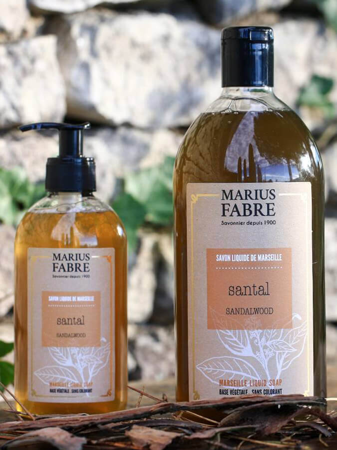 Marius Fabre Marseille Liquid Soap with Natural Fragrance - 400ml - Gentle Hand & Body Wash for Daily Use, Travel & Eco-Friendly Home Cleaning