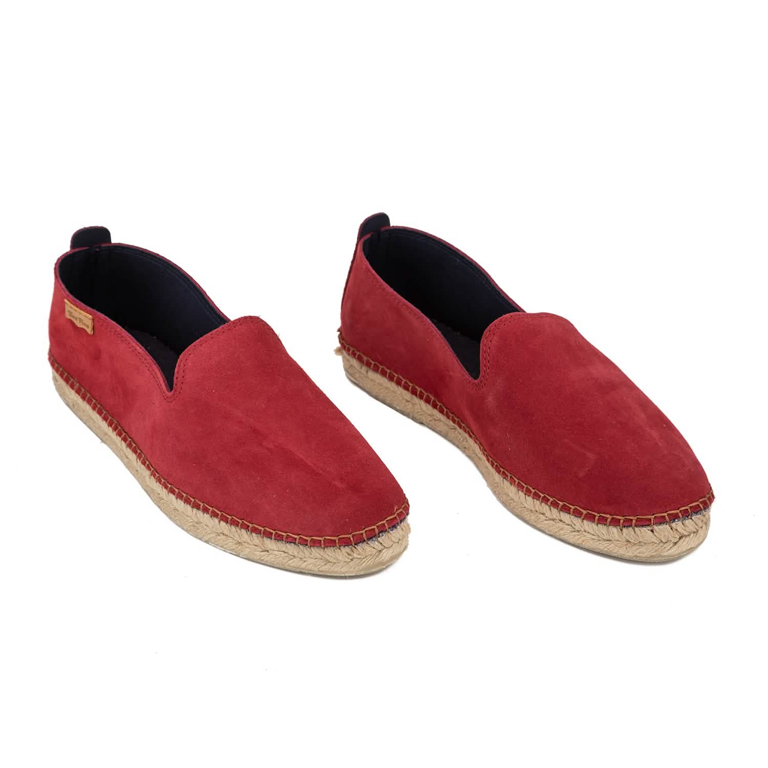 Men's Plain Suede Leather Espadrilles - Comfortable Casual Summer Shoes for Beach, Walking & Outdoor Activities