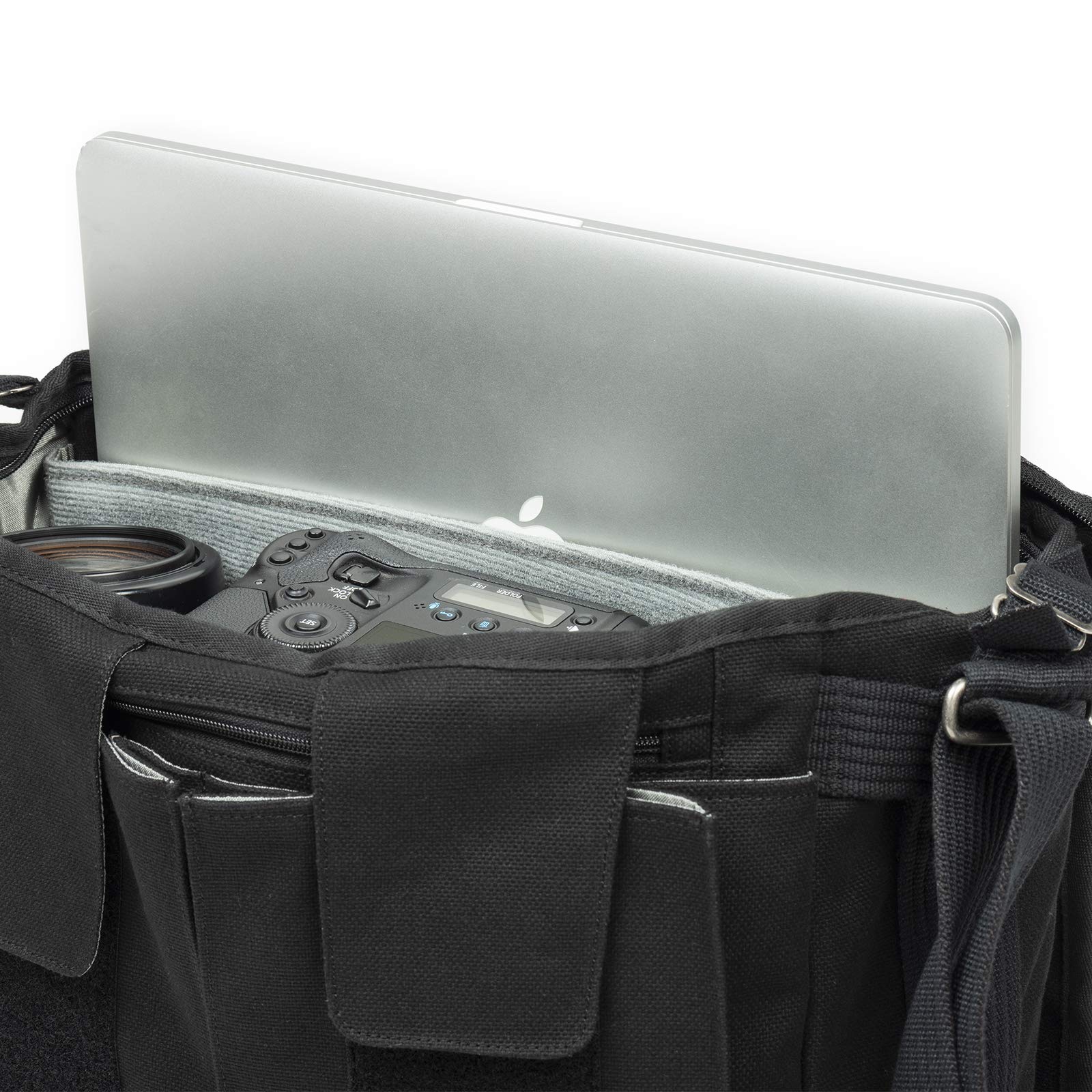 Think Tank Photo Retrospective 30 V2.0 Camera Shoulder Bag - Professional DSLR Messenger Bag for Photographers (Black) - Perfect for Travel, Street & Wedding Photography