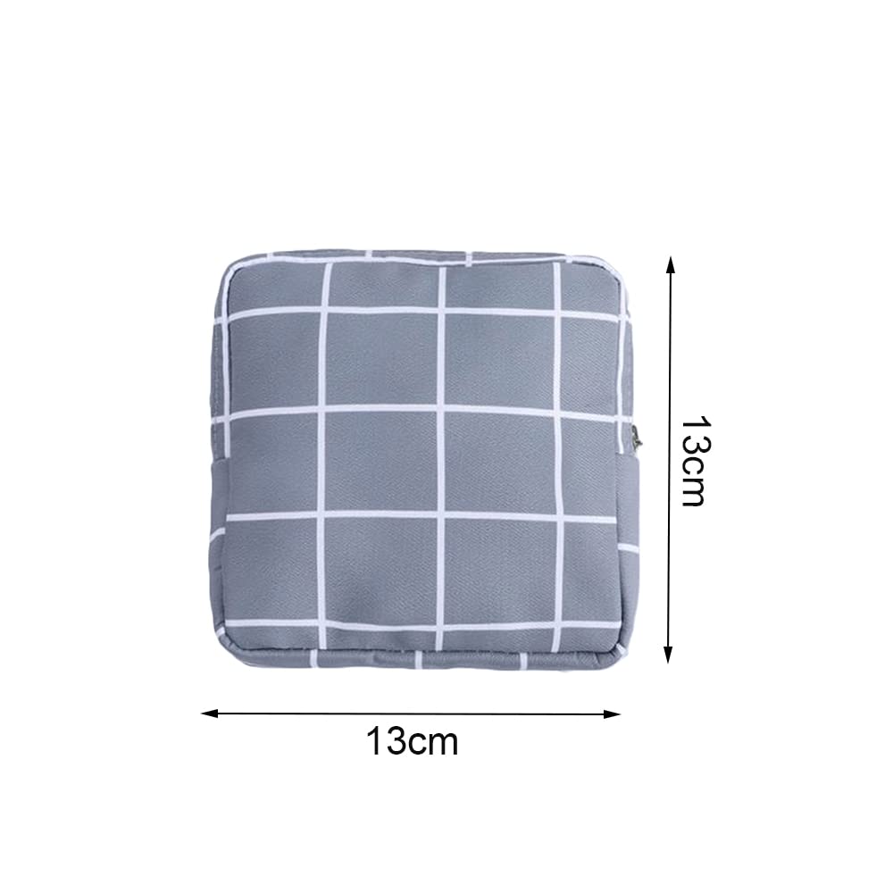 JaSiTeBW 2 Pack Sanitary Napkin Storage Bags - Waterproof Zippered Pouch for Feminine Hygiene Products, Travel Organizer for Women & Teens - Perfect for School, Gym, Work & Travel Essentials