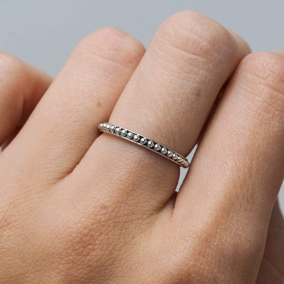 Elegant Beaded Stacker Rings for Women - Dainty Boho Jewelry for Layering & Everyday Wear - Perfect for Stacking, Gifts & Special Occasions