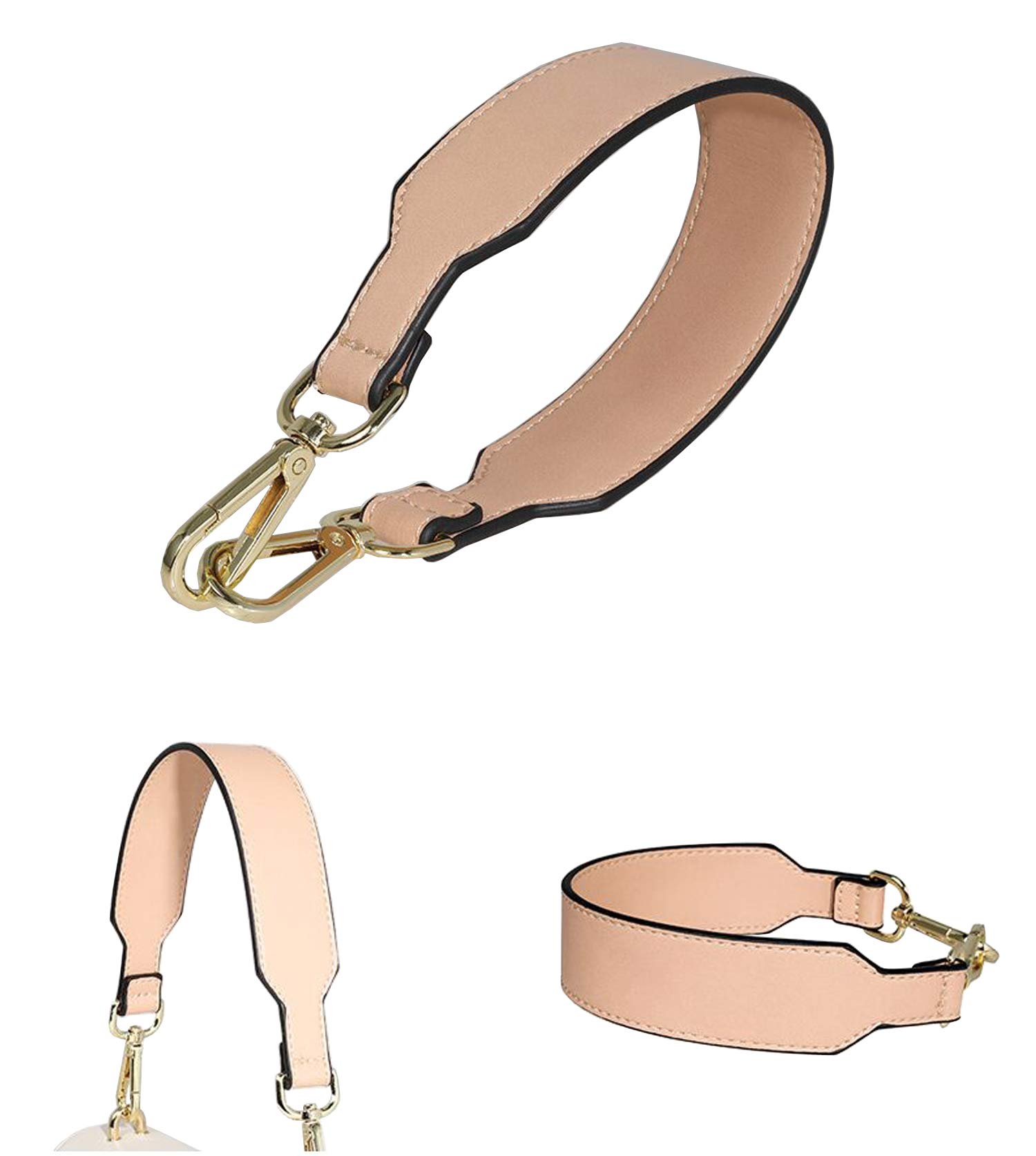 Short Unadjustable Replacement Handbag Strap - PU Leather Shoulder Strap for Purses & Bags | Perfect for Everyday Use, Office & Shopping