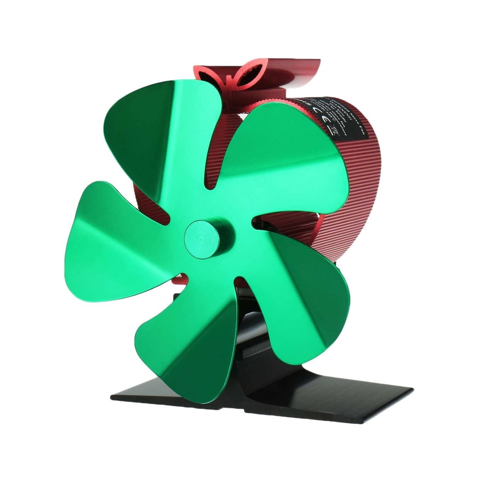 5-Blade Heat Powered Fireplace Fan - Quiet Eco-Friendly Stove Fan for Wood Burners & Fireplaces - Efficient Heat Distribution for Cozy Home Heating - Perfect for Living Rooms, Bedrooms & Cabins