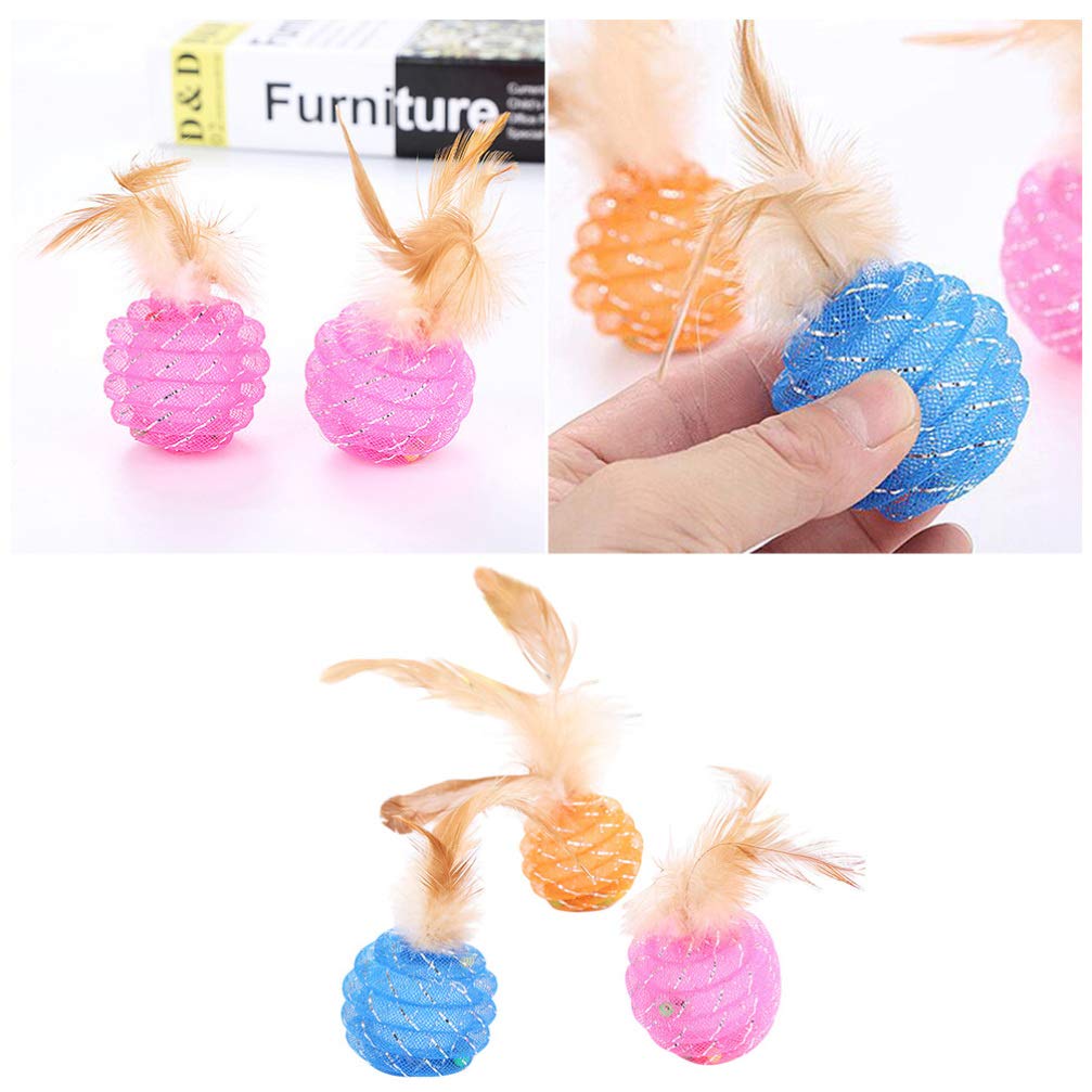 Balacoo 3-Piece Interactive Cat Toys Set with Tail - Fun Indoor Play for Kittens & Adult Cats - Perfect for Chasing, Bouncing & Exercise Playtime