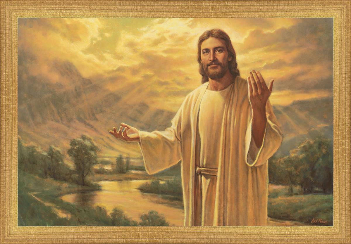 Come Follow Me By Del Parson - Inspirational Christian Wall Art for Home & Church Decor - Perfect for Living Rooms, Bedrooms & Sunday School Classrooms