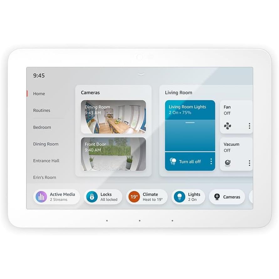 Amazon Echo Hub - Smart Home Control Center with Alexa, Touchscreen Display for Home Automation | Perfect for Kitchen, Living Room & Bedroom