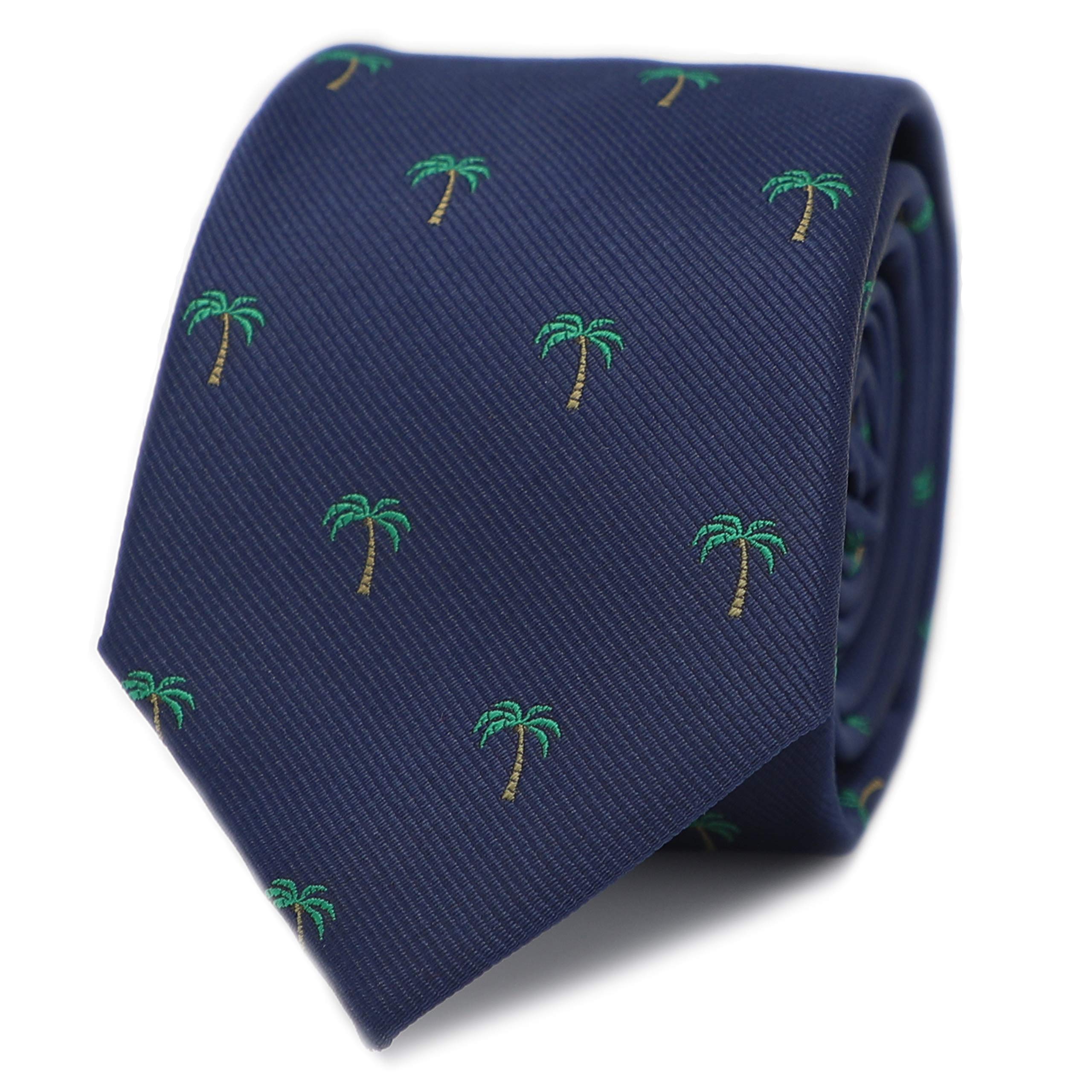 Eco-Friendly Plants & Trees Pattern Necktie for Men - Unique Father's Day & Birthday Gift - Perfect for Office, Wedding & Formal Occasions