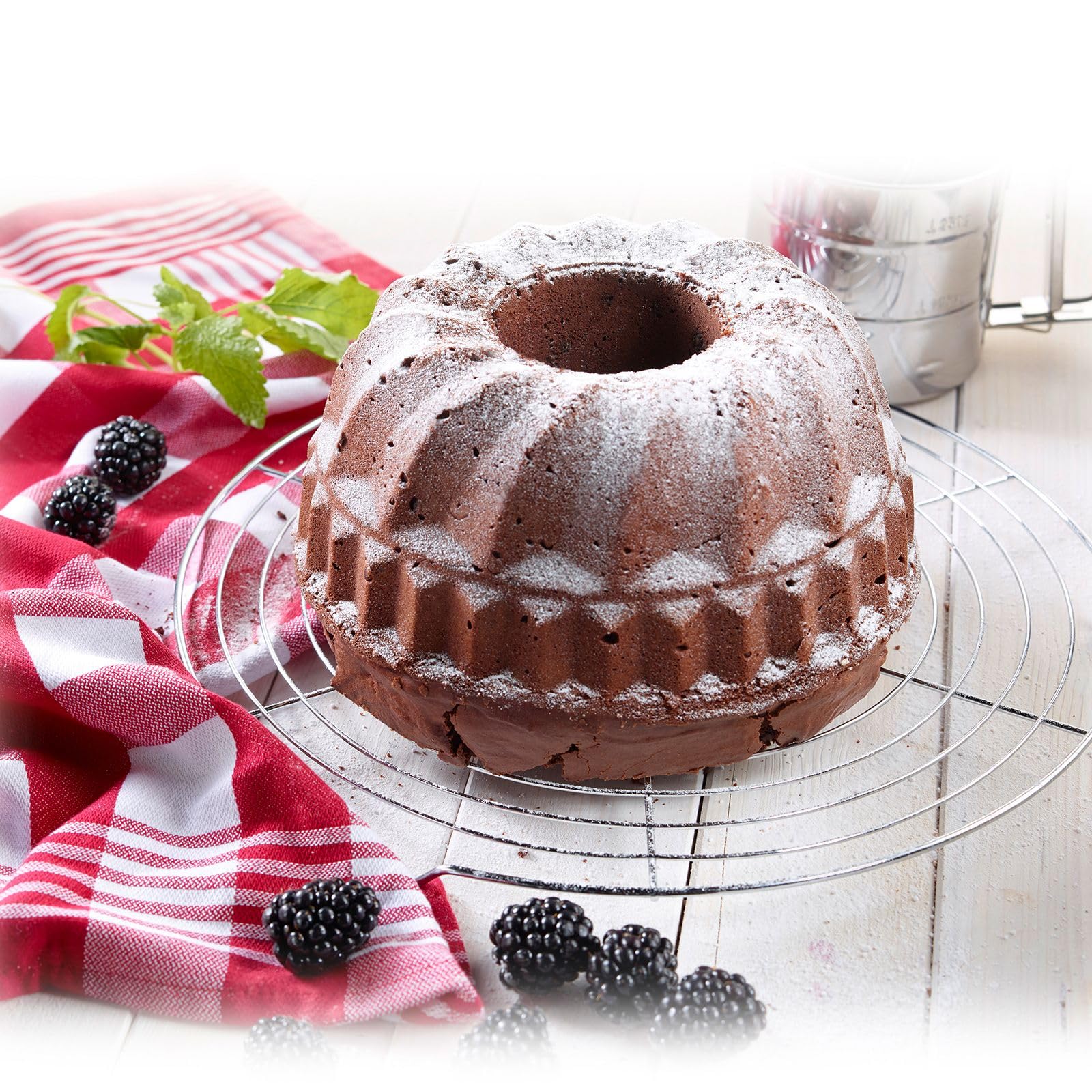 Westmark 12.5 Inch Stainless Steel Cooling Rack for Cakes, Cookies & Baking - Perfect for Cake Decorating, Pastry Cooling & Kitchen Baking Needs
