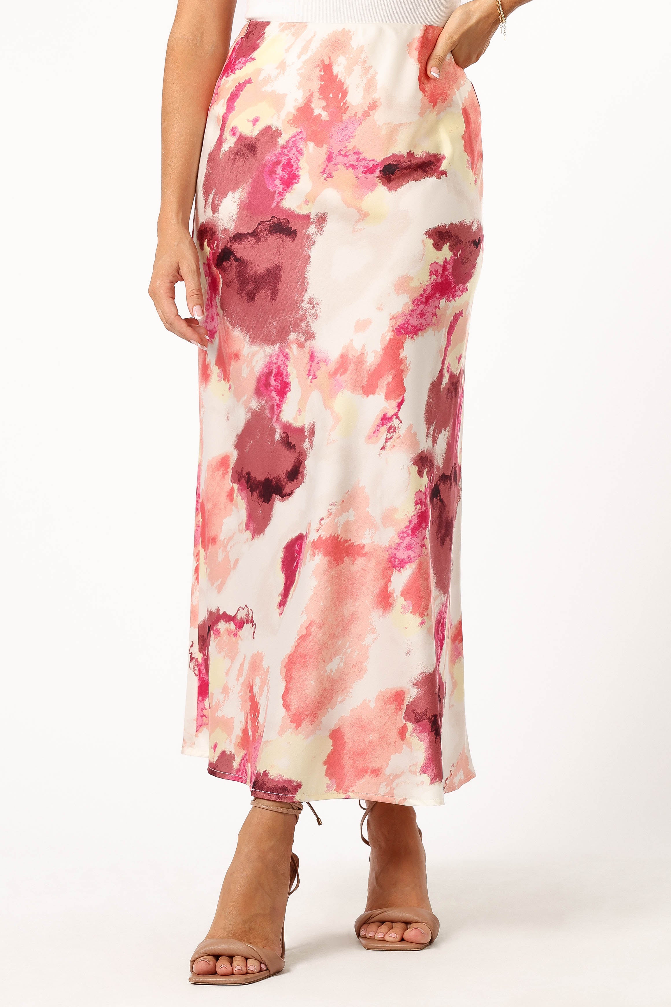 Benton Maxi Skirt for Women - Flowy Long Skirt with Elastic Waist, Boho Style, Multi Color Options | Perfect for Beach, Vacation, and Casual Outfits
