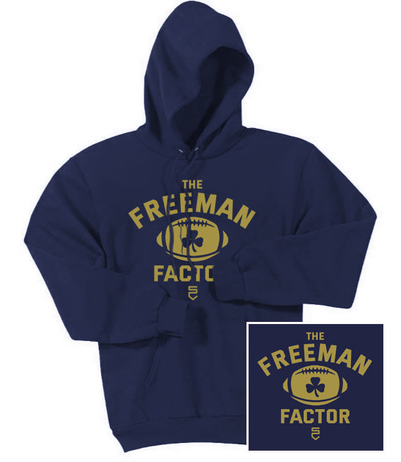 The Freeman Factor Hoodie Sweatshirt - Premium Cotton Pullover for Men & Women | Cozy Casual Wear for Outdoor Activities, Gym & Lounge