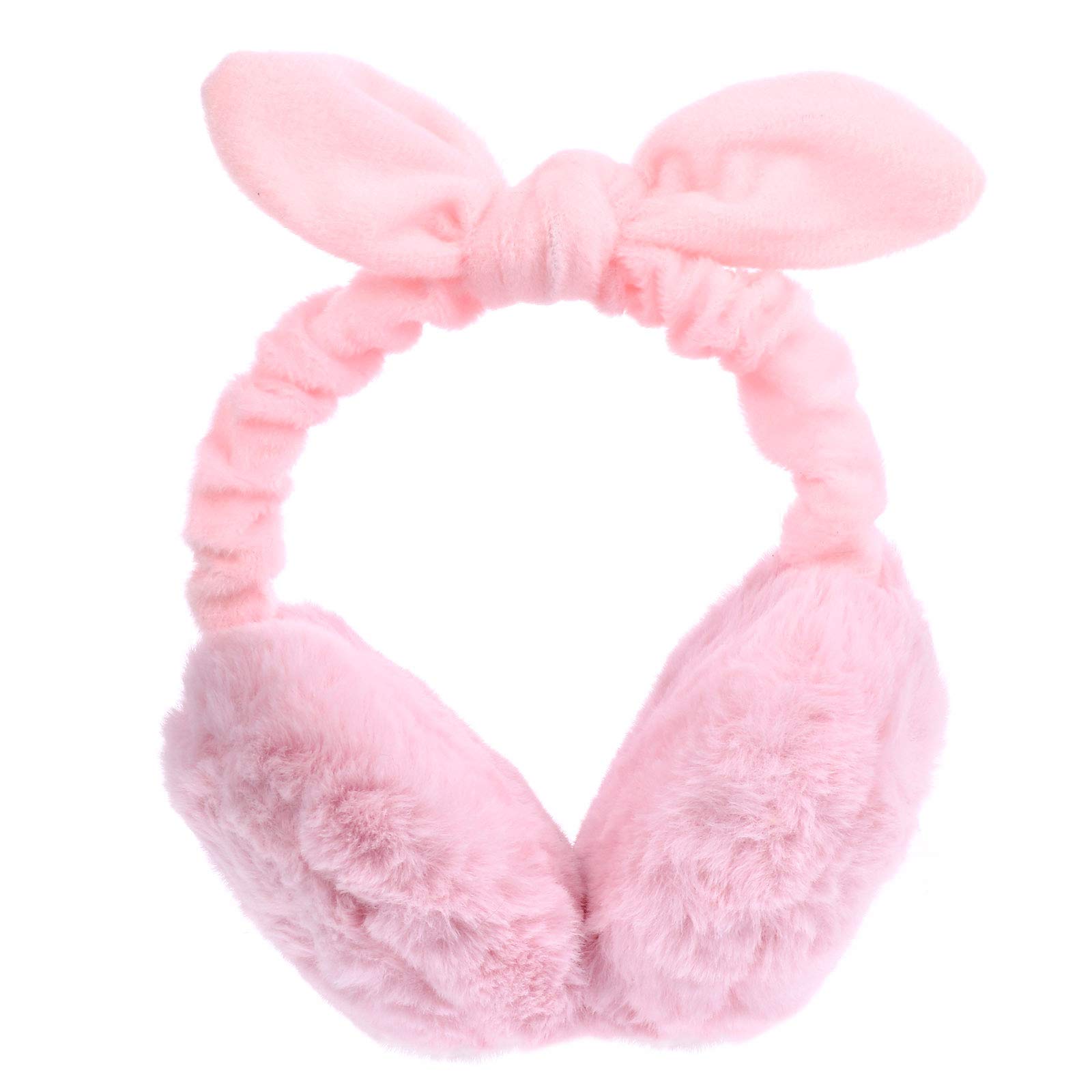 VALICLUD Pink Unicorn Earmuffs - Soft Plush Ear Warmers for Women & Men, Cute Party Headband, Winter Ear Protection for Cold Weather - Perfect for Outdoor Activities, Concerts, and Winter Sports