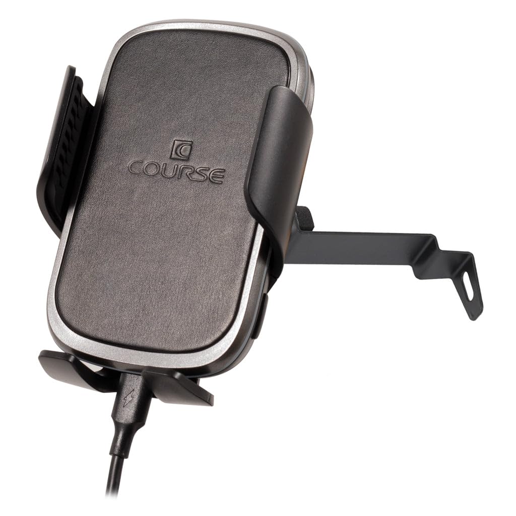 Course Motorsports DirectFit Wireless Charging Car Phone Mount - Auto Gripping Phone Holder for Subaru Outback & Legacy (2015-2019) | Fast Charging Car Accessory | Perfect for Road Trips & Daily Commute (Black)