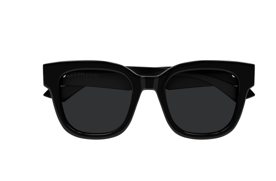 Gucci GG 0998S 001 Square Women's Sunglasses - Black & Grey Frame UV Protection Fashion Shades for Women | Perfect for Beach, Driving & Outdoor Activities