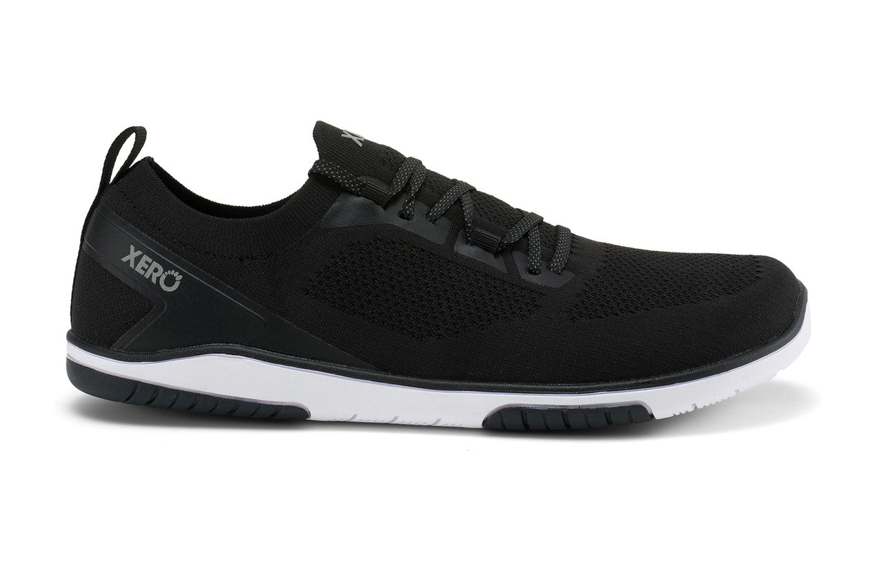 Xero Nexus Knit Men's Barefoot Shoes - Black Athletic Lifestyle Sneakers for Running, Walking & Gym Workouts