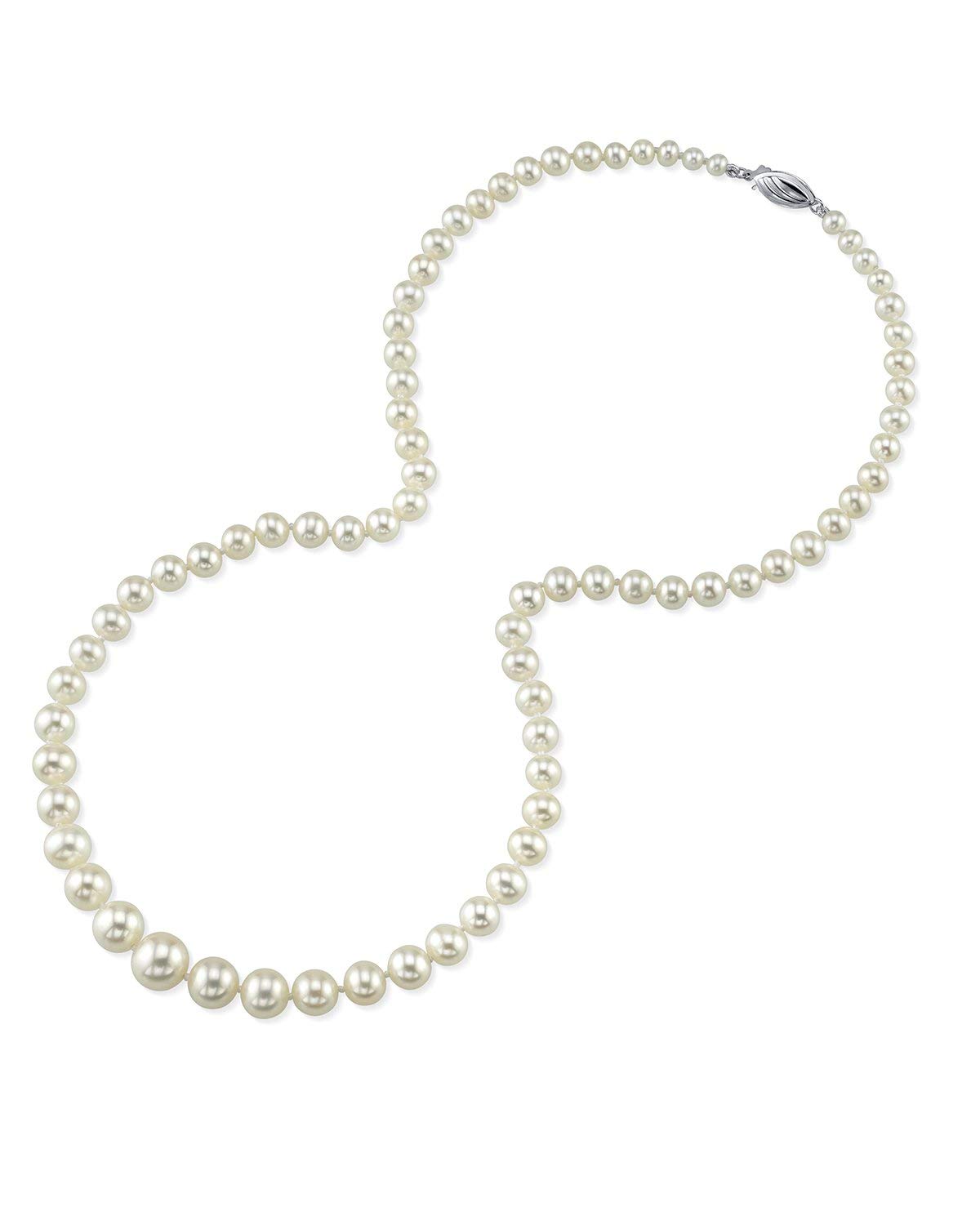 14K Gold AAA Freshwater Pearl Necklace for Women - Elegant Gift & Wedding Jewelry