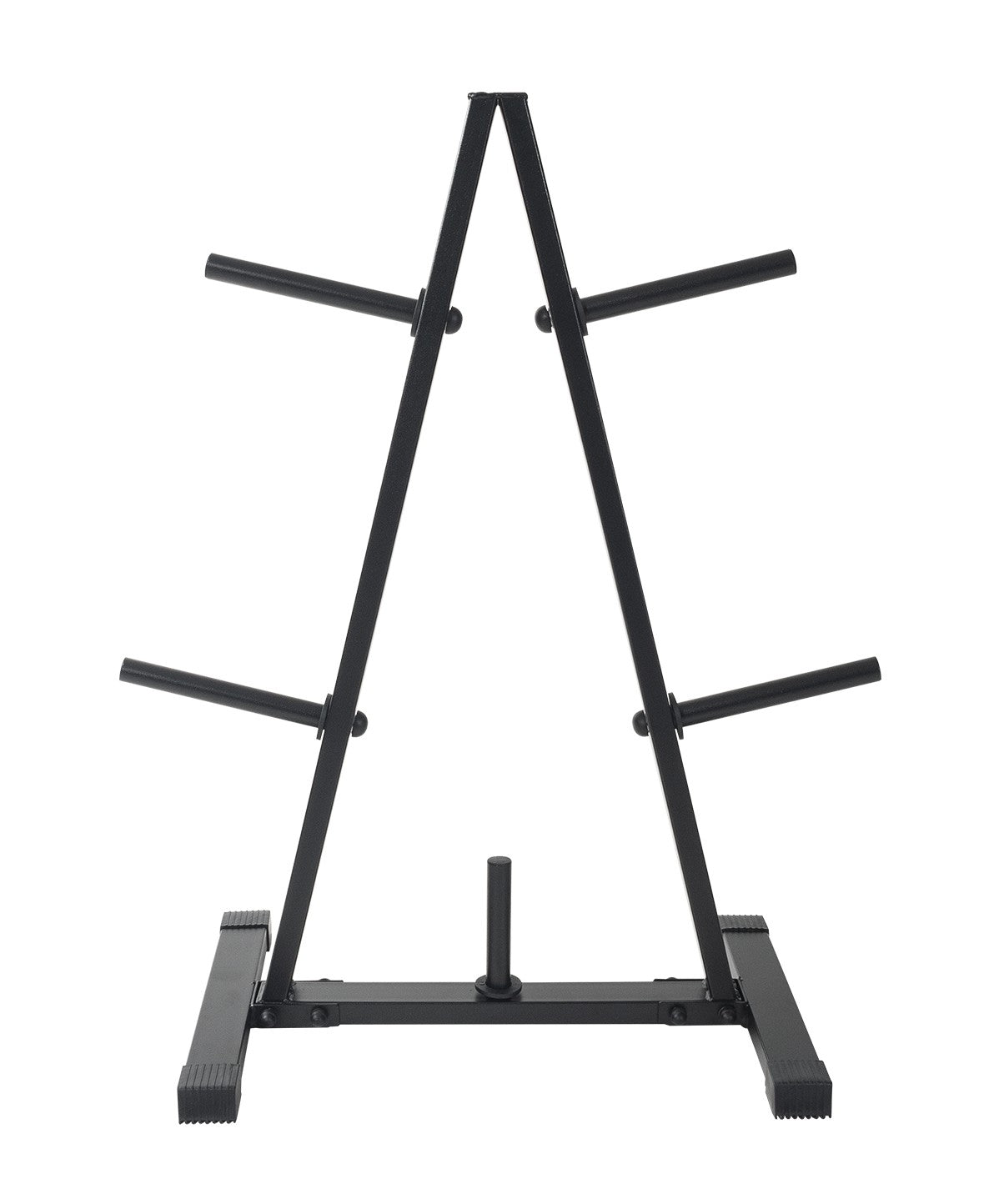 Olympic Weight Plate Storage Tree - Heavy Duty Barbell Plate Organizer Rack for Home Gym & CrossFit Training