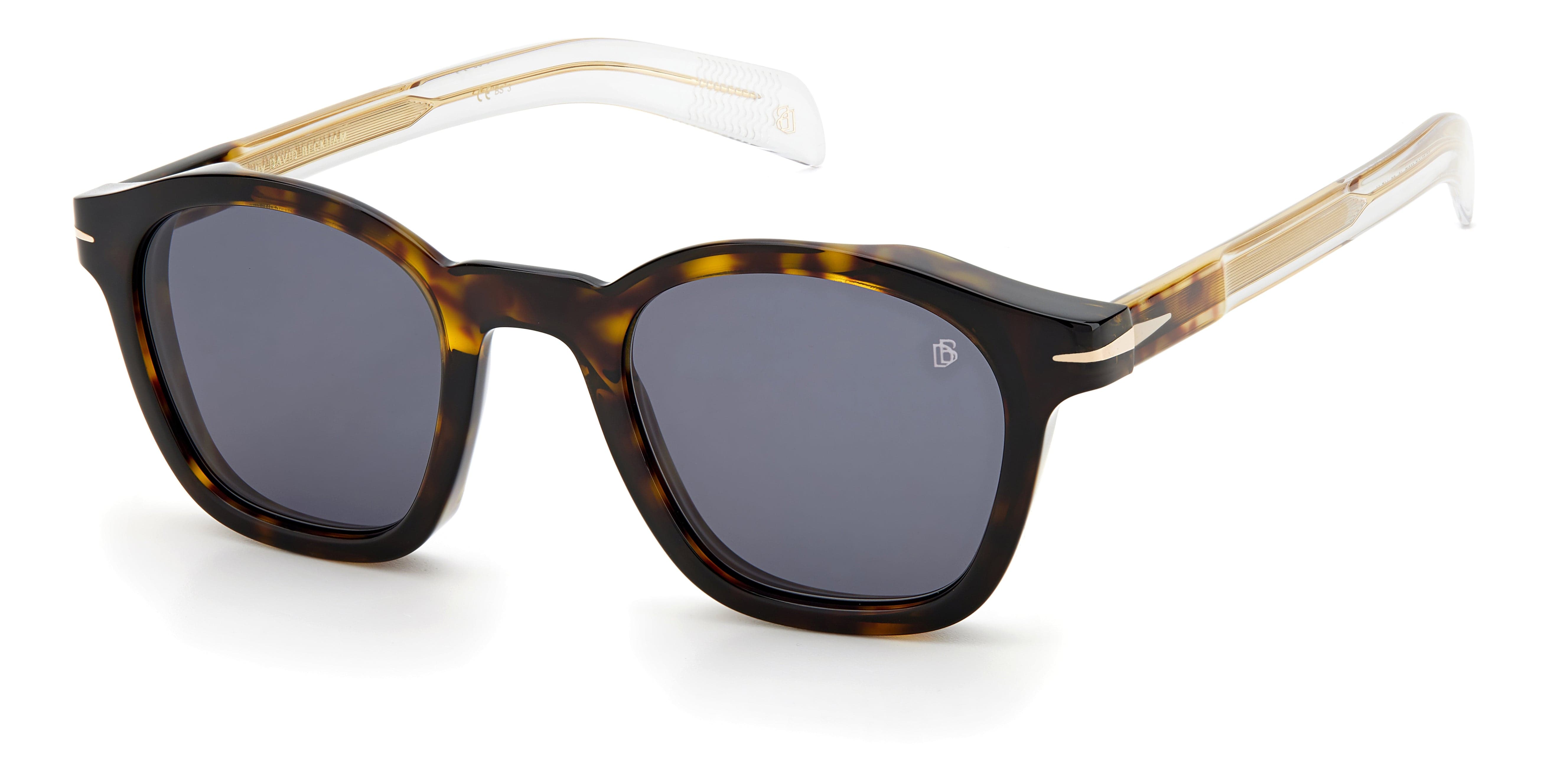 David Beckham DB 7046/S 86 4623 Polarized Sunglasses for Men - UV Protection, Fashion Aviator Style - Perfect for Driving, Beach & Outdoor Activities