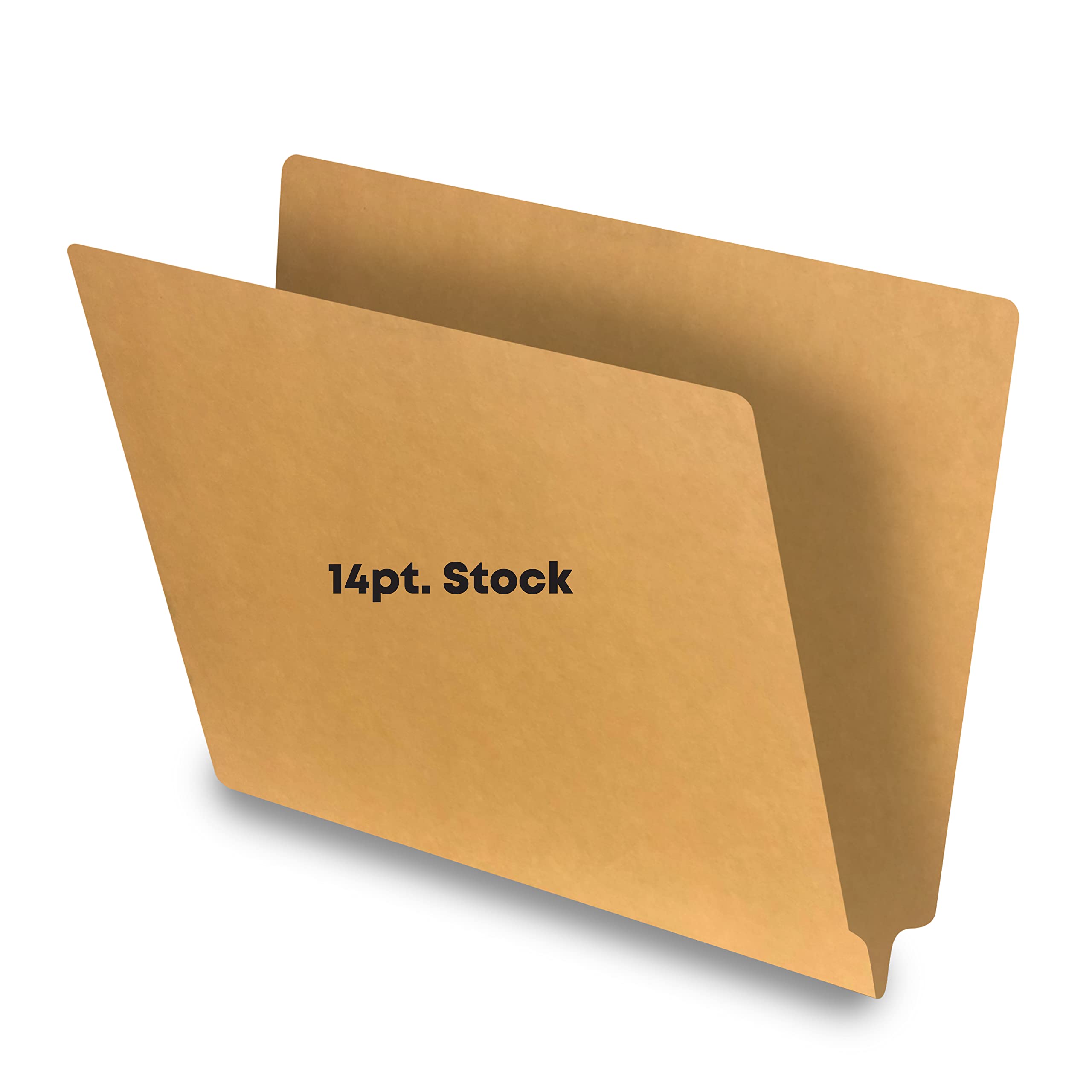 Goldenrod Legal Size File Folders - 14pt Reinforced End Tab Folders (Pack of 250) - Durable Office & Medical Filing Solutions for Doctors, Lawyers & Business Professionals