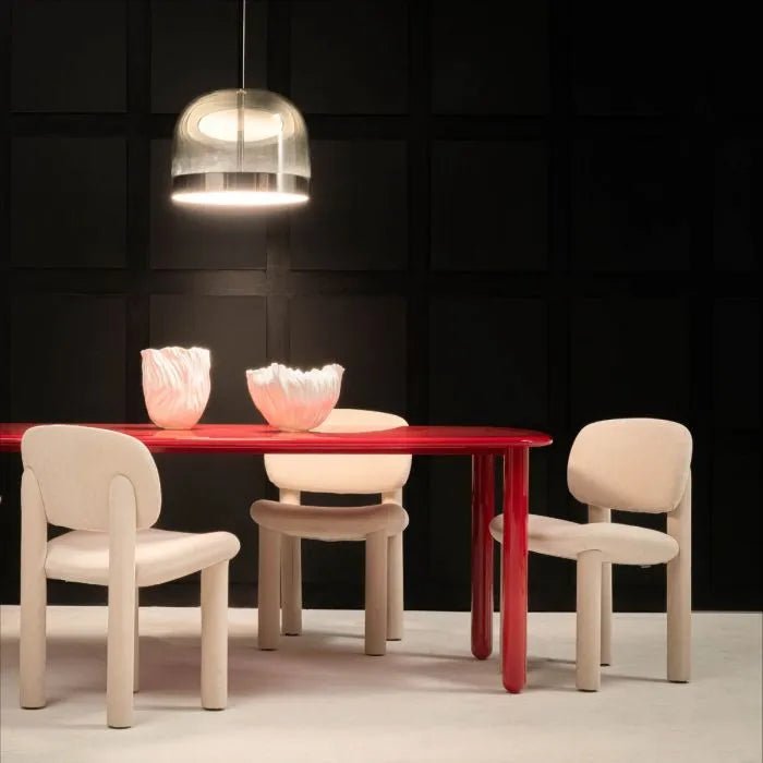 Driade Tottori Dining Table - Modern Wooden Dining Room Table for Kitchen, Dining Room & Small Spaces | Perfect for Family Gatherings & Dinner Parties