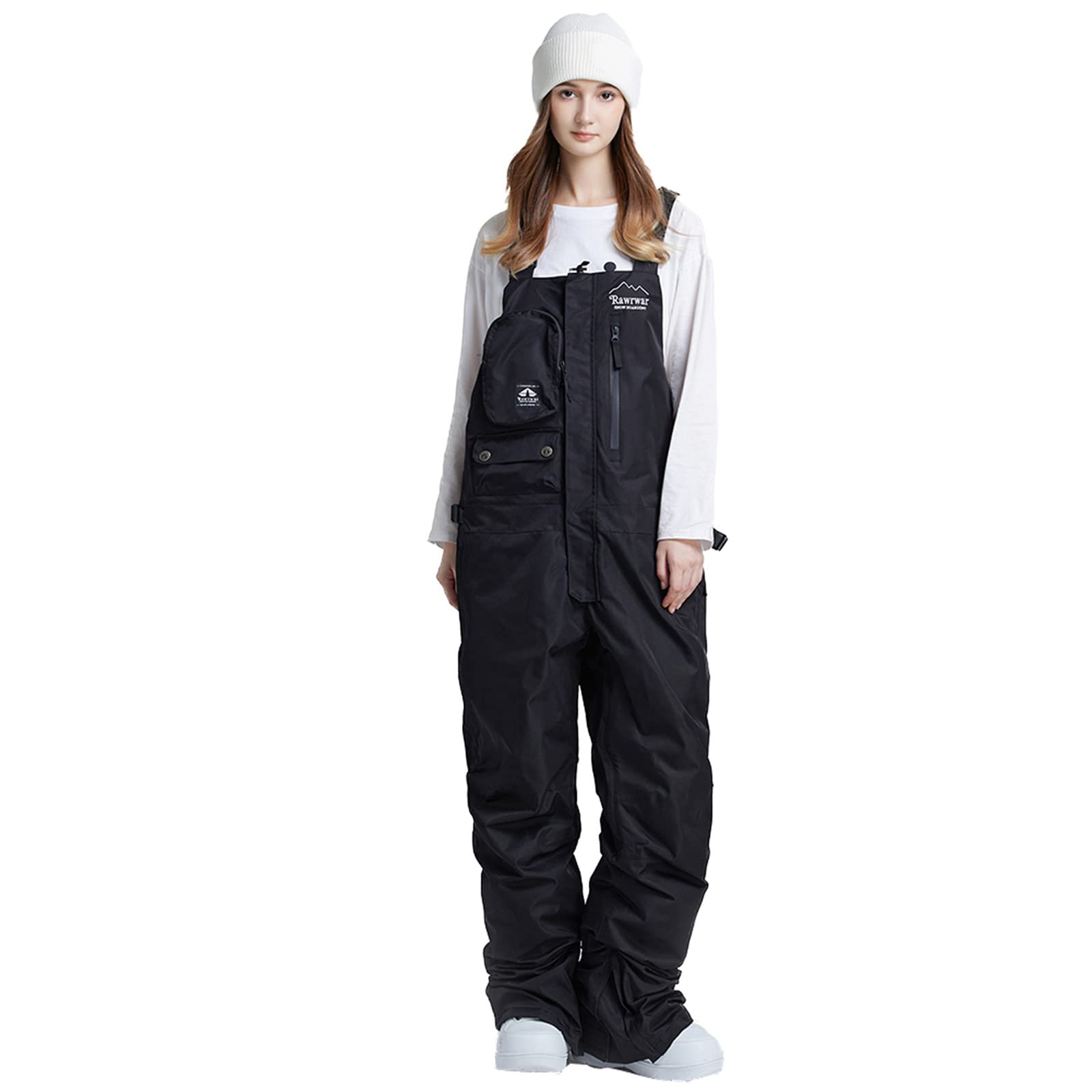 Waterproof Insulated Ski Bib Overalls for Men & Women - Windproof Snow Pants for Skiing, Snowboarding & Outdoor Winter Activities