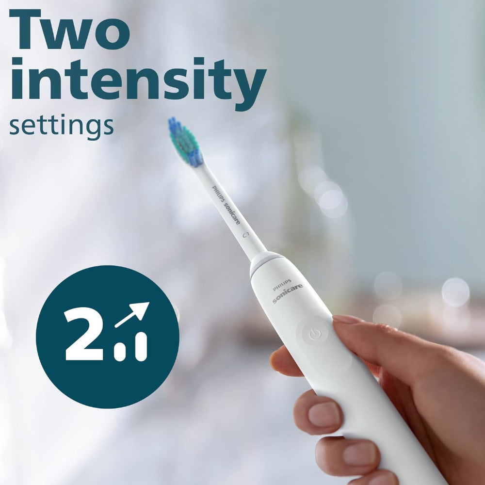 PHILIPS HX3681/03 Sonicare 3100 Series Rechargeable Electric Toothbrush with Pressure Sensor - Whitening & Gum Care for Home & Travel Use
