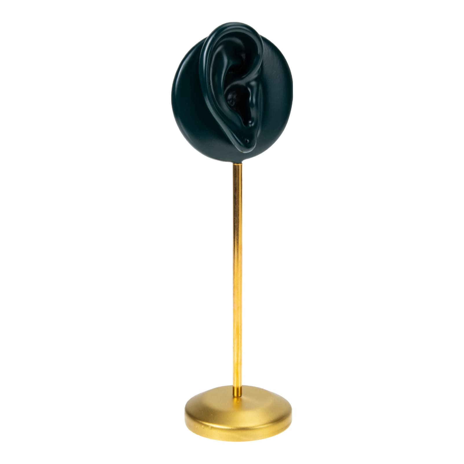 Elegant Metal Earring Holder Stand with Resin Base - Desktop Jewelry Organizer for Studs, Hoops & Dangle Earrings | Perfect for Travel, Home Display & Boutique Store Presentation
