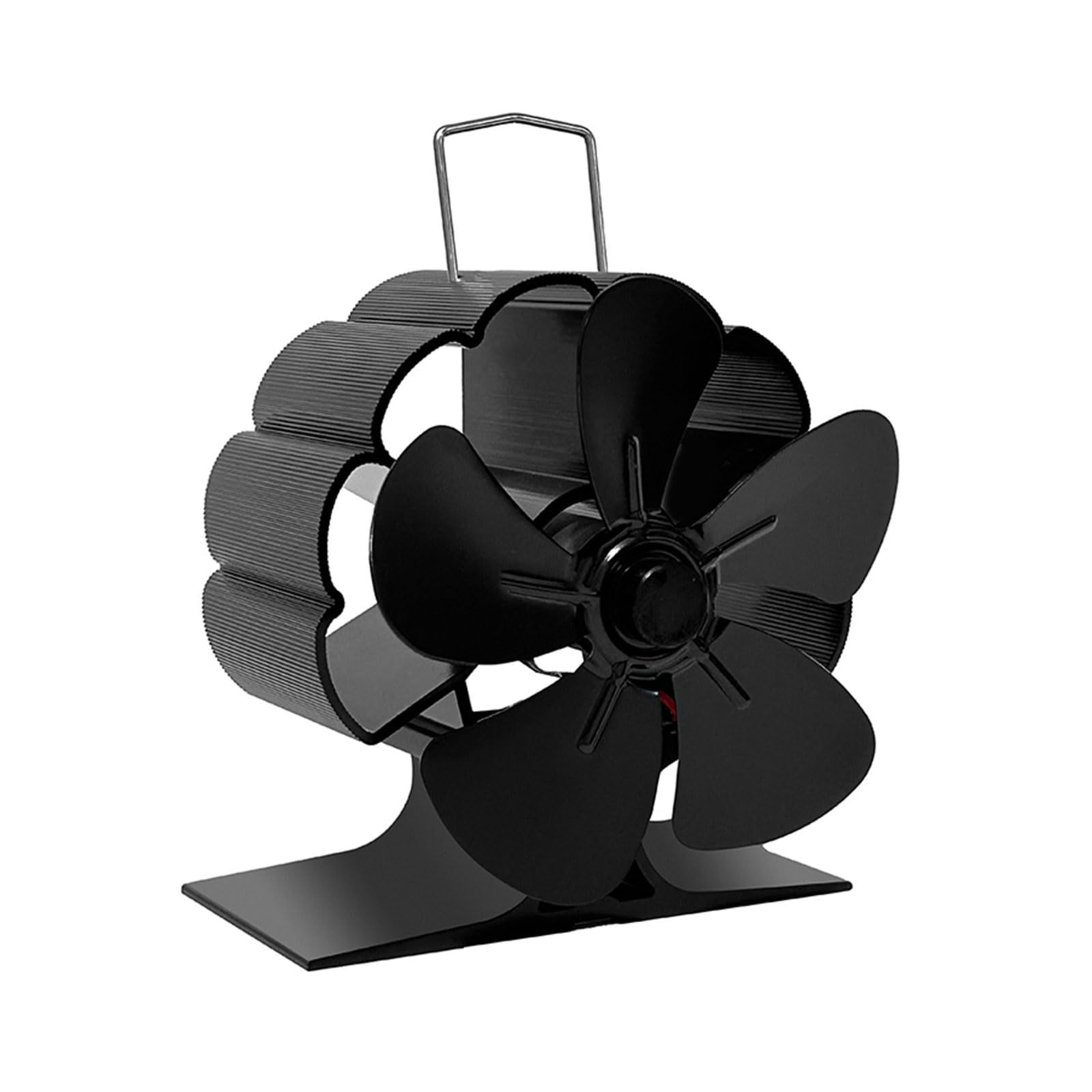 Efficient Heat Powered Stove Fan for Wood Stoves - Quiet Warm Air Circulation, Energy Saving & Fuel Efficient - Perfect for Home Heating, Cabins & Off-Grid Living