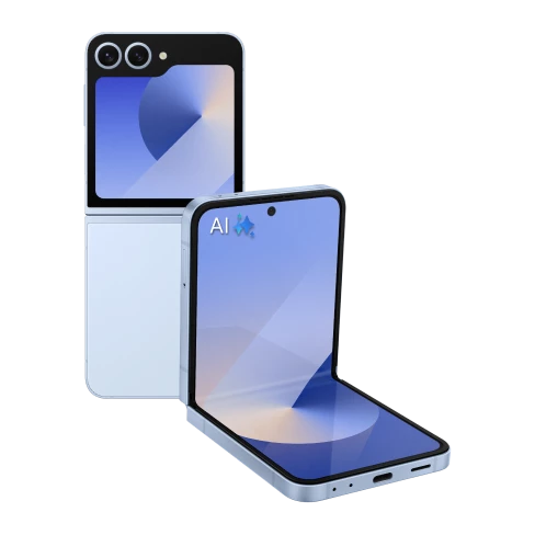 Refurbished Samsung Galaxy Z Flip6 Unlocked 5G Smartphone (SM-F741W) - Foldable Dual Screen, Powerful Performance for Work & Entertainment