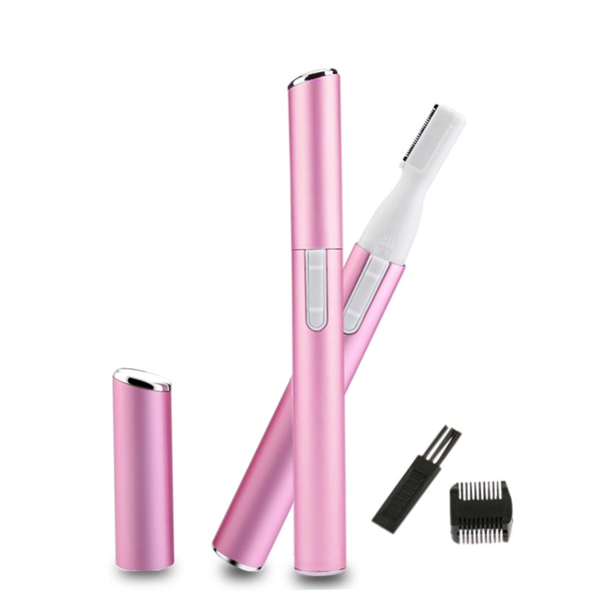 Electric Eyebrow Trimmer for Women - Rechargeable Facial Hair Remover, Painless & Portable Eyebrow Shaper with LED Light - Perfect for Travel, Home Use & Eyebrow Grooming