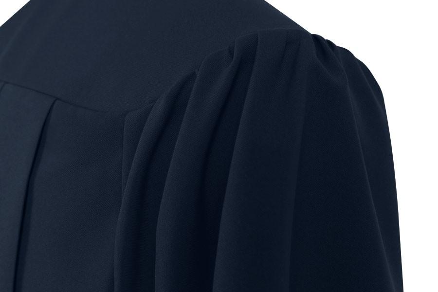 Matte Navy Blue High School Graduation Cap and Gown Set - 2024 Graduation Ceremony Outfit for Students - Perfect for Commencement, Photos & Yearbook Memories