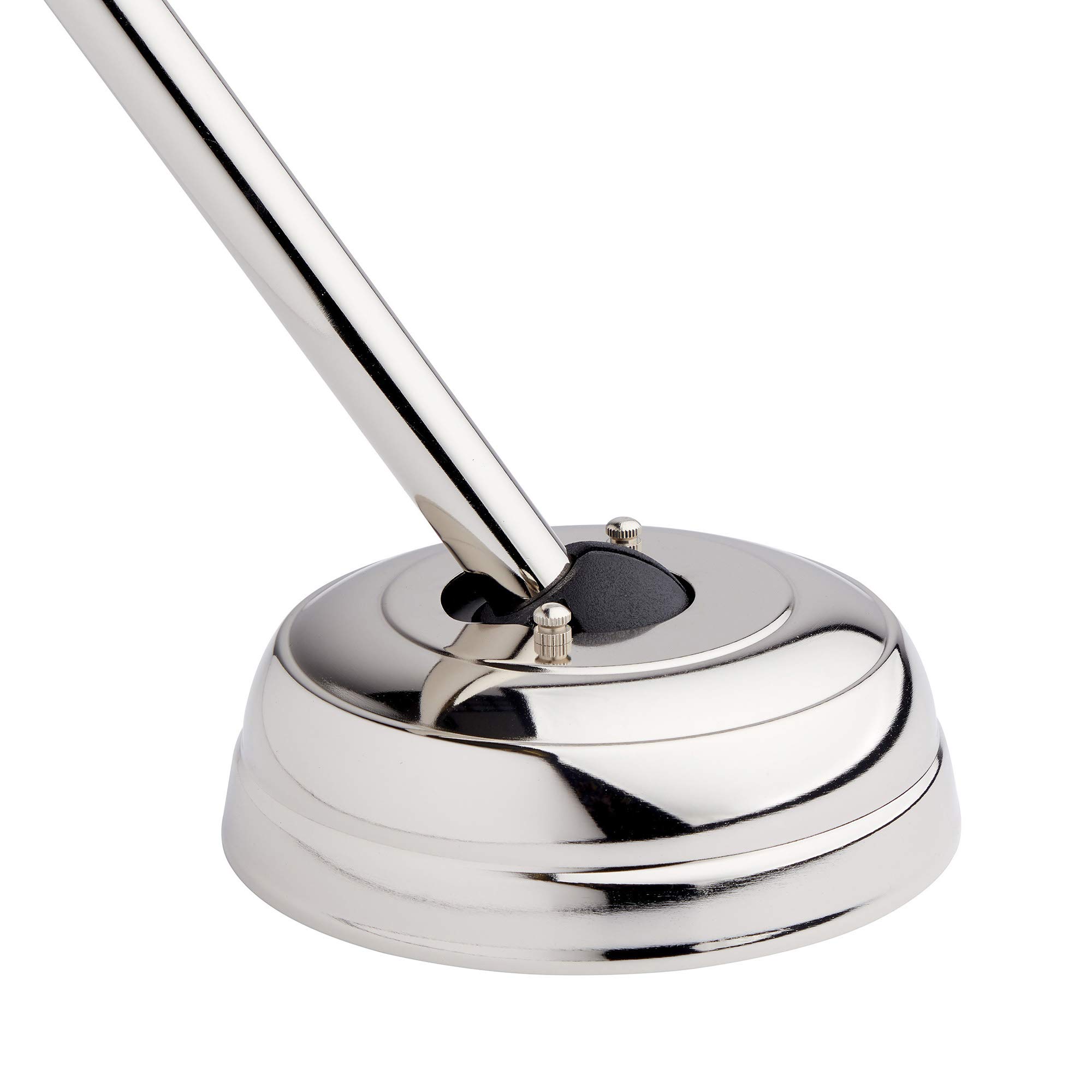 Kathy Ireland HOME Sloped Ceiling Light Fixture Kit - Polished Nickel Finish - Perfect for Attic, Loft, or Angled Ceiling Installation