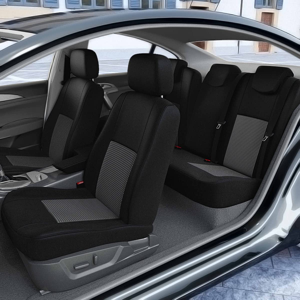 Premium Custom Car Seat Covers - Luxury Fit & Quick Installation - Airbag & ISOFIX Compatible - Perfect for SUVs, Sedans & Family Vehicles