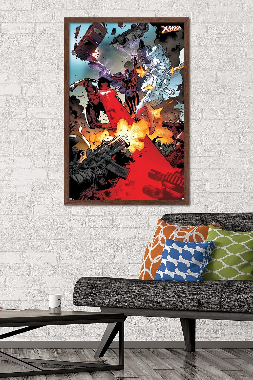 Marvel Comics X-Men Wall Poster - Cyclops, Magneto & Emma Frost Art Print 34