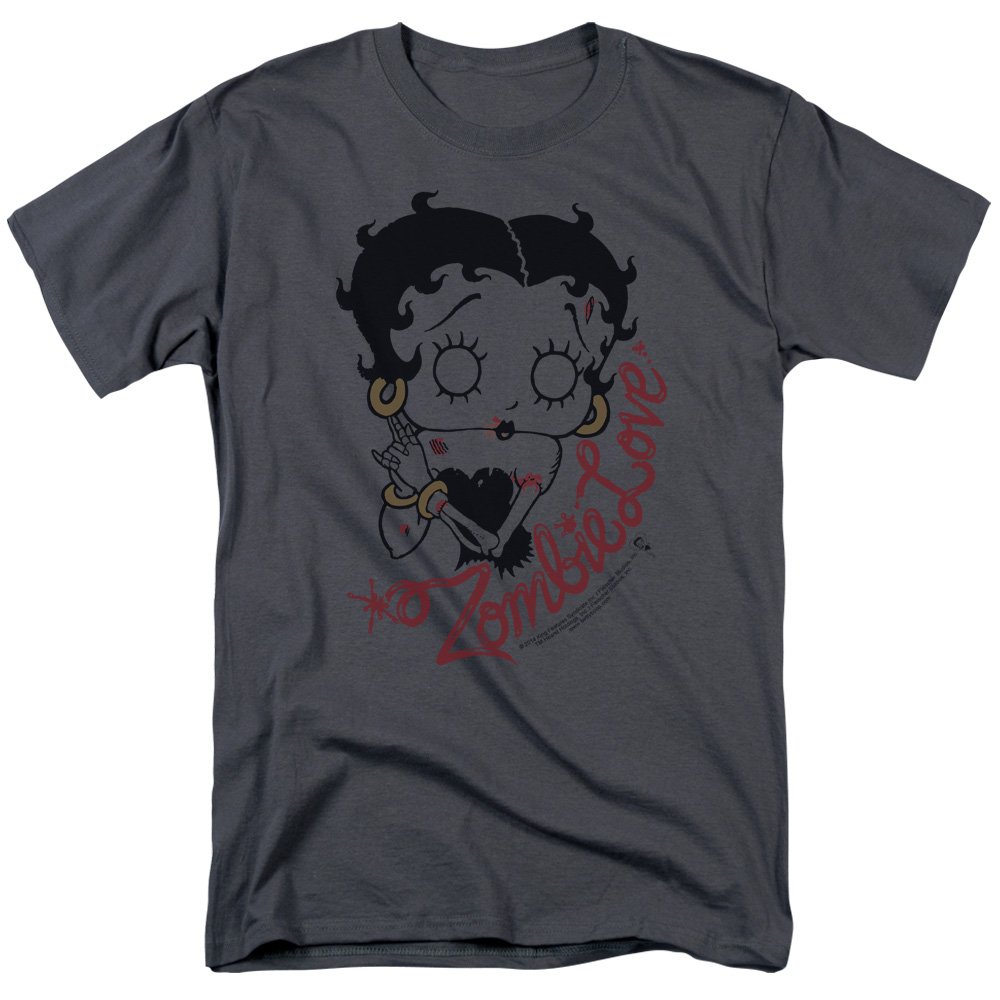 Betty Boop Classic Zombie Unisex T-Shirt for Men & Women - Casual Graphic Tee for Halloween, Cosplay & Everyday Wear