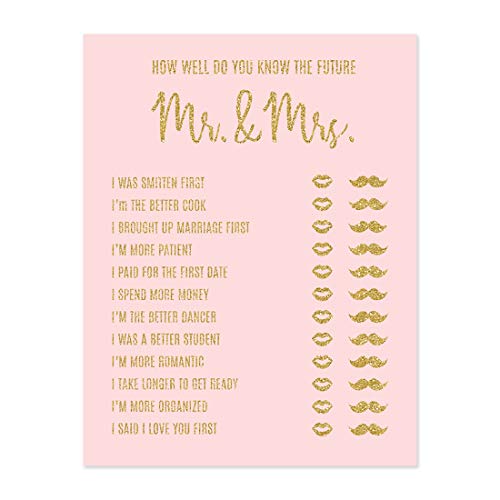 Cards How Well Do You Know the Mr. and Mrs.