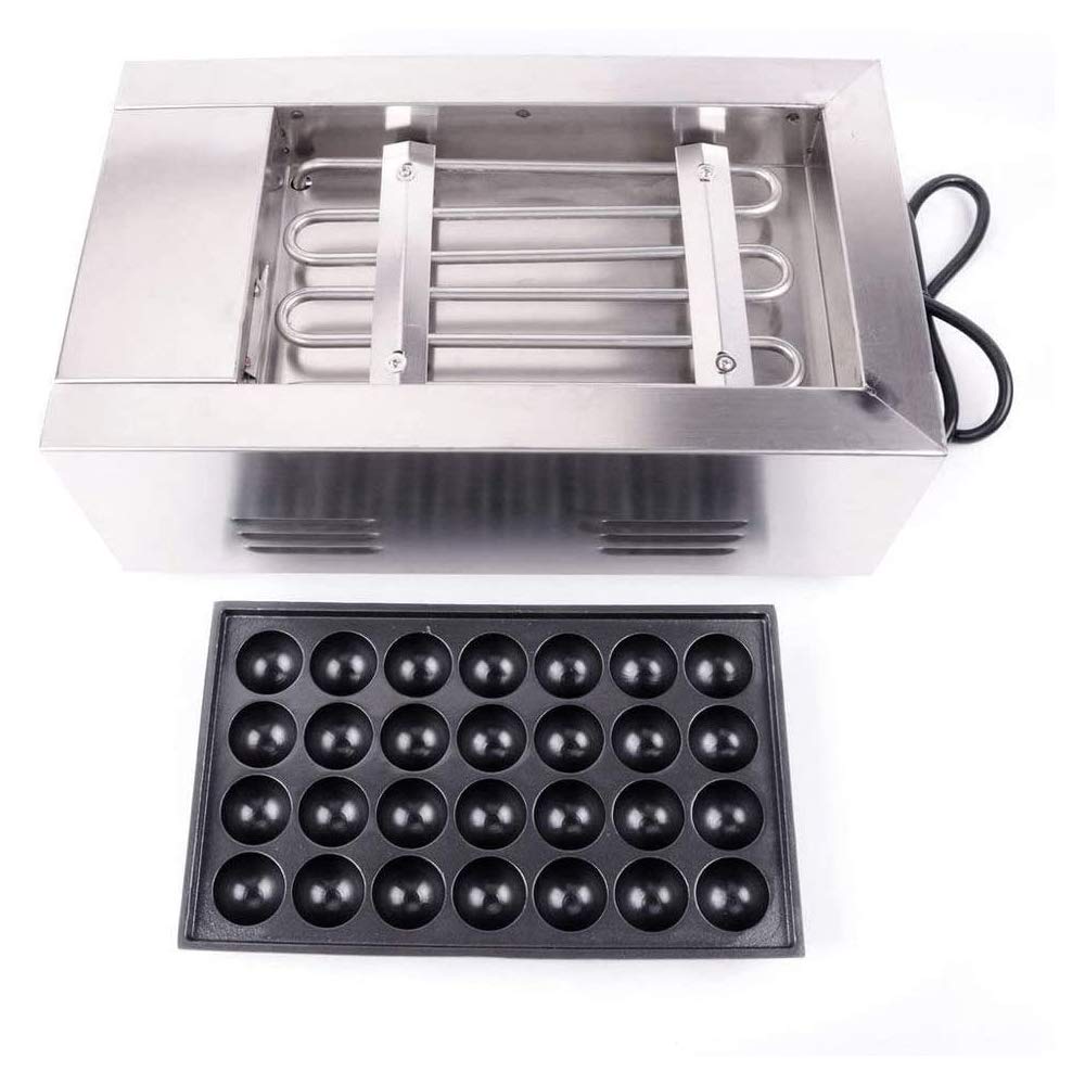 Commercial Electric Takoyaki Maker Machine - 28 Holes Non-Stick Japanese Octopus Ball Baker, 110V 1.8KW for Home & Restaurant Use - Perfect for Parties, Street Food Business & Japanese Cuisine Cooking