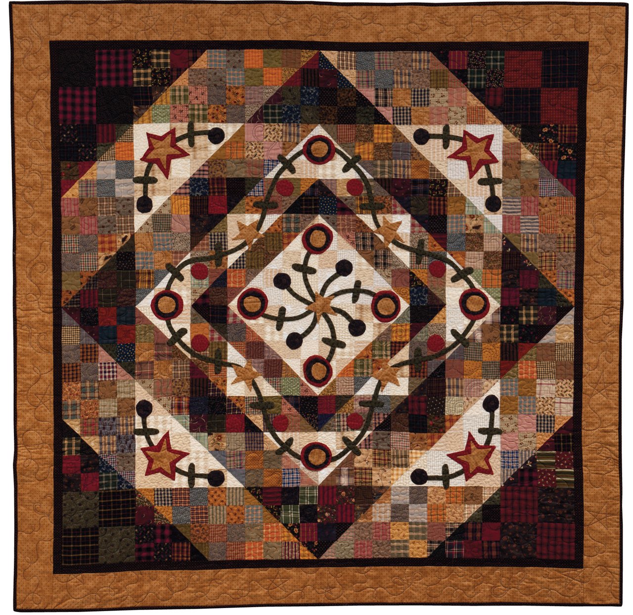 13 Beautiful Patchwork Quilt Patterns for Country Home Decor - Cozy Bedroom & Living Room Designs