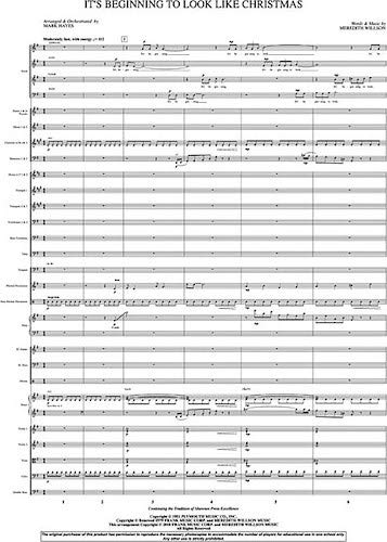 Mark Hayes Arranged It's Beginning to Look Like Christmas StudioTrax CD - Holiday Choir Music for Christmas Performances & Church Choir Practice