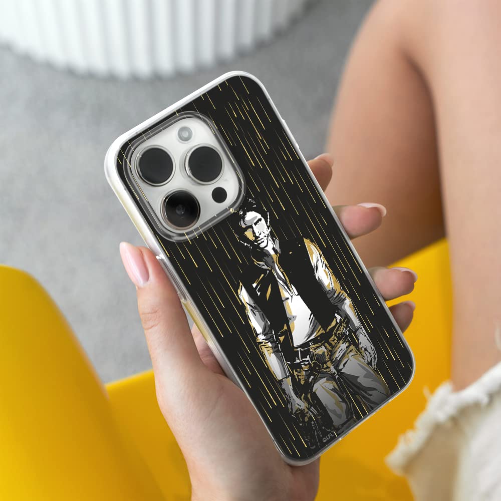 Official Star Wars Han Solo 002 TPU Case for iPhone 14 Pro Max - Licensed Durable Protective Phone Cover - Perfect for Everyday Use, Travel & Star Wars Fans