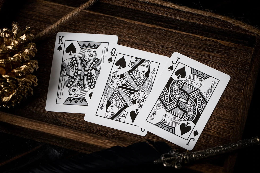 Premium Silver Philtre Playing Cards - Elegant & Durable for Poker, Magic Tricks & Card Games - Perfect for Parties, Casino Nights & Collectors