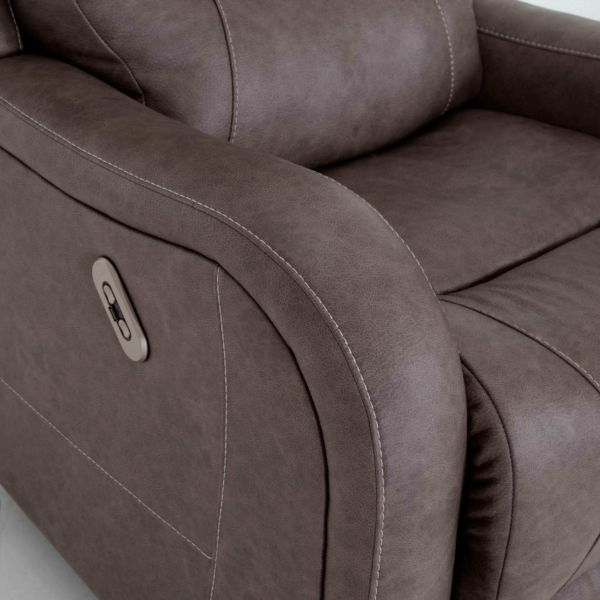 Lombard Power Rocker Recliner Chair - Electric Lift Reclining Sofa with Massage & Heat - Perfect for Living Room, Home Theater, and Elderly Comfort