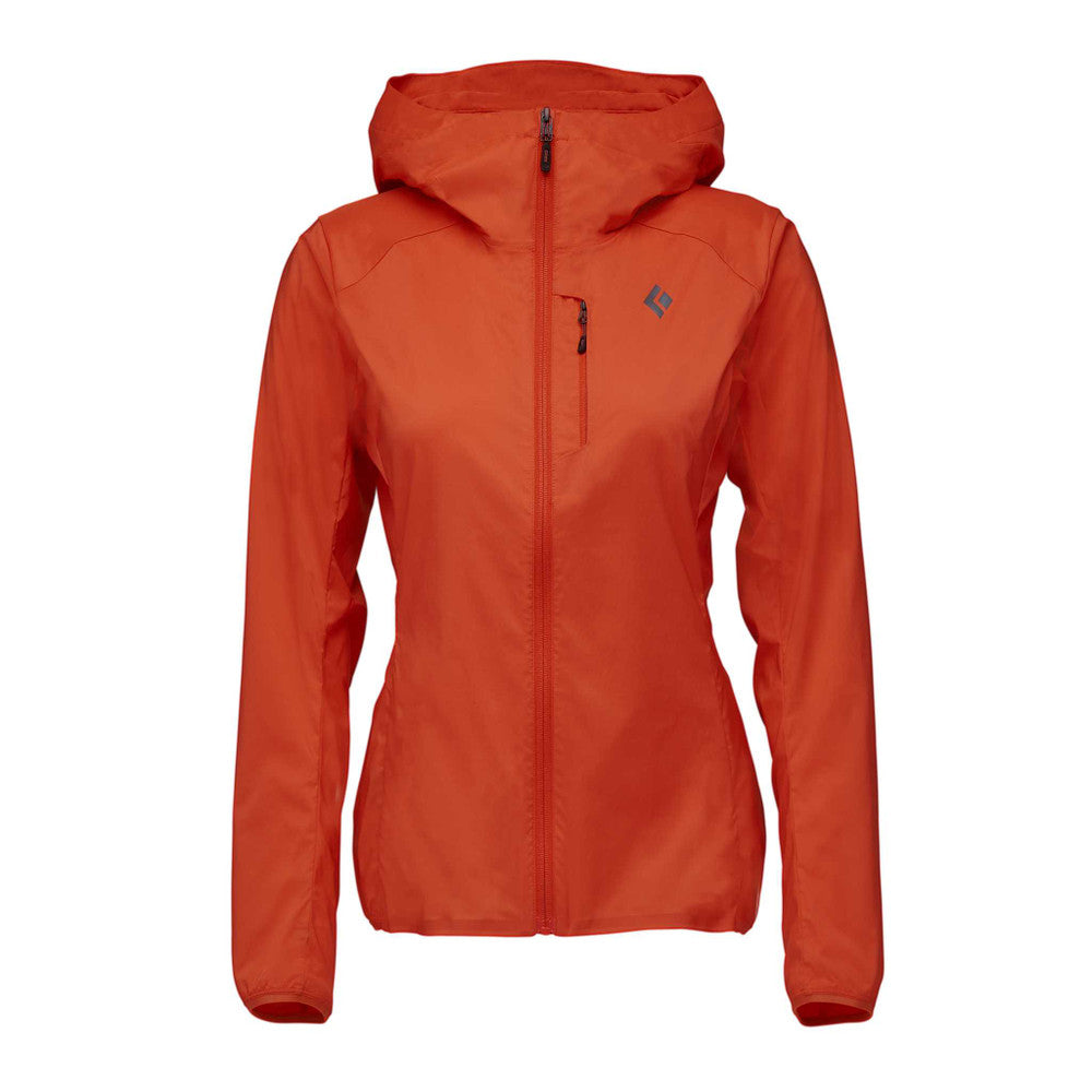 Black Diamond Alpine Start Hoody Women's Lightweight Hiking Jacket - Breathable & Water-Resistant for Outdoor Adventures, Trail Running & Camping