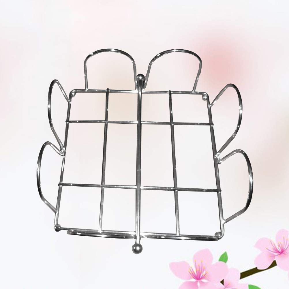Iron Paper Towel Holder & Napkin Dispenser - Durable Cut-Out Design for Kitchen, Restaurant & Bathroom Organization | Cabilock Tissue Stand for Home & Office Use