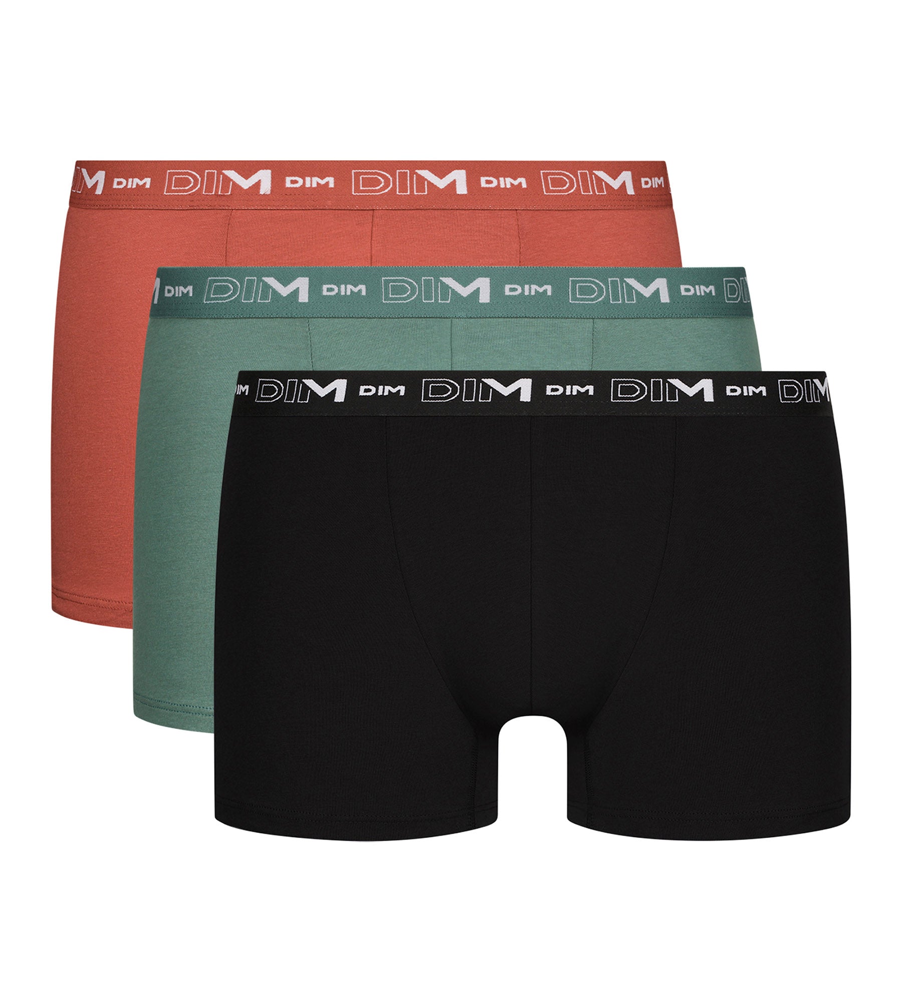 3 Pack Men's Cotton Boxer Briefs - Black & Green - Soft Stretch Underwear for Comfort & Support - Perfect for Daily Wear, Workout & Sleep