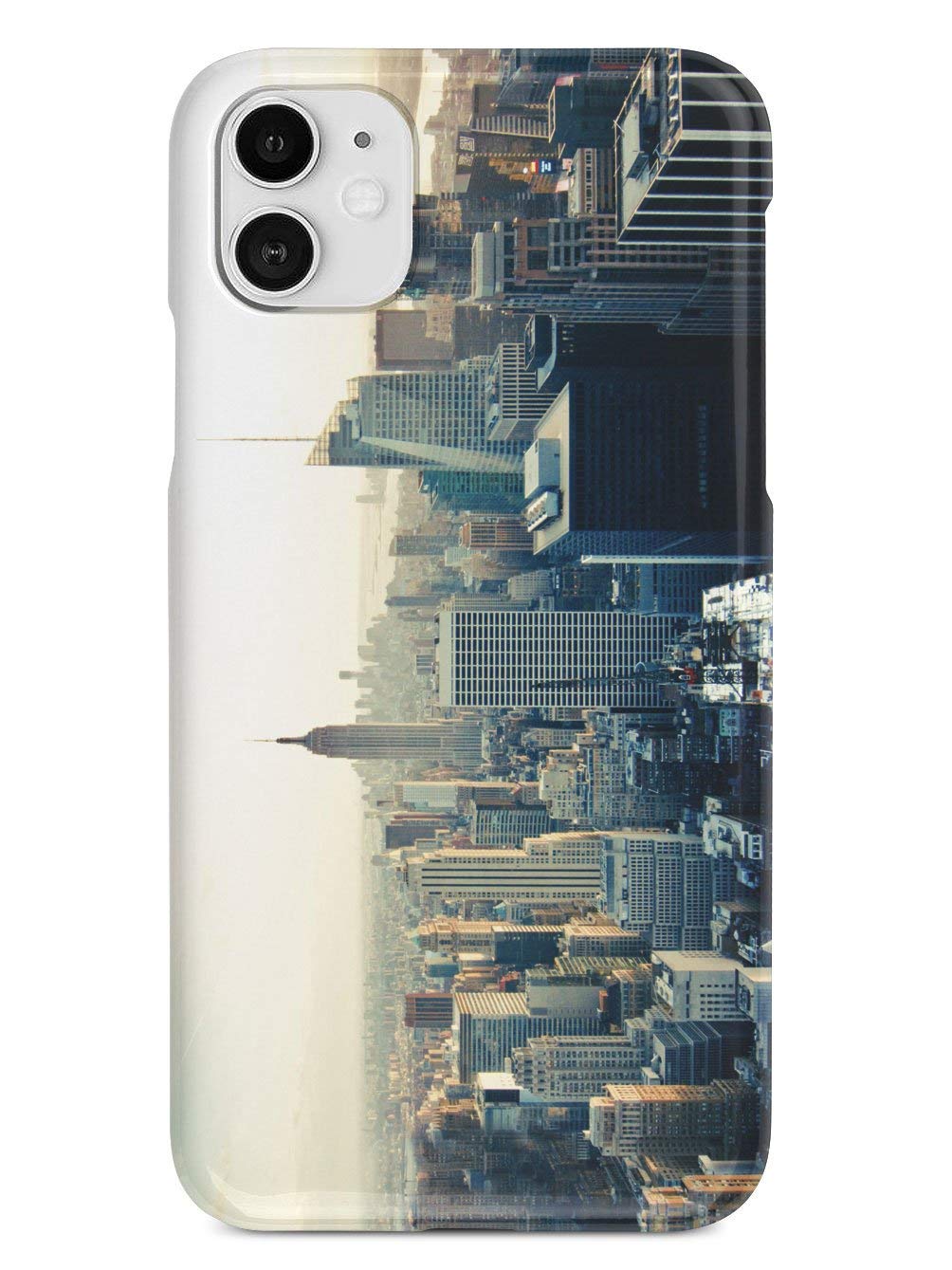 Inspired Cases - 3D Textured Protective Phone Case Compatible with iPhone 12 Mini - New York Cityscape Skyline Design | Shockproof & Scratch-Resistant Cover for Everyday Use, Travel & Commuting