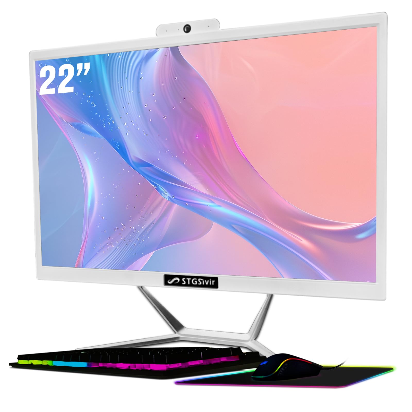 STGSivir All-in-One Desktop Computer with 22