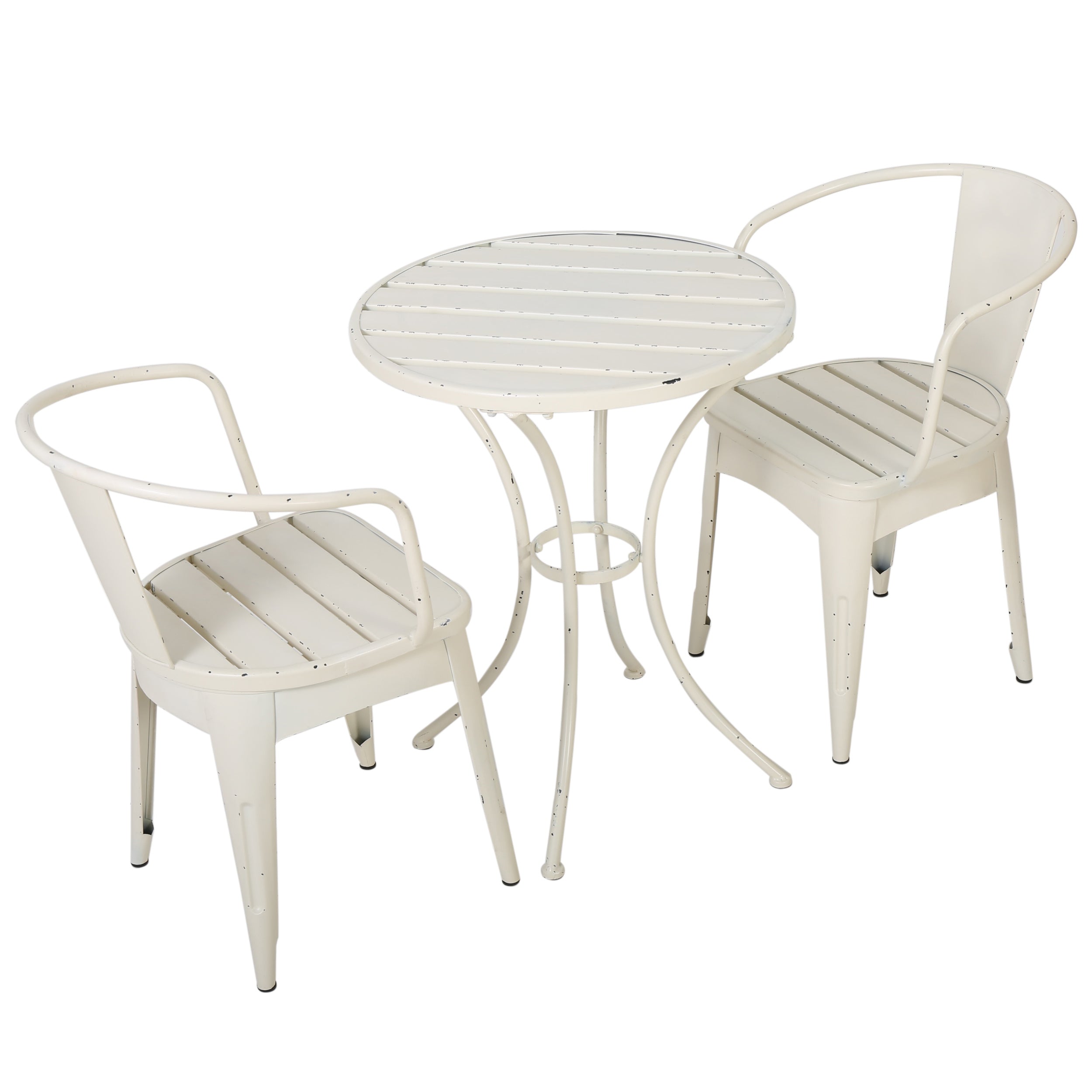 COLMAR 3-Piece Knock Down (KD) Metal Furniture Set - Sturdy & Modern Home Office or Living Room Decor